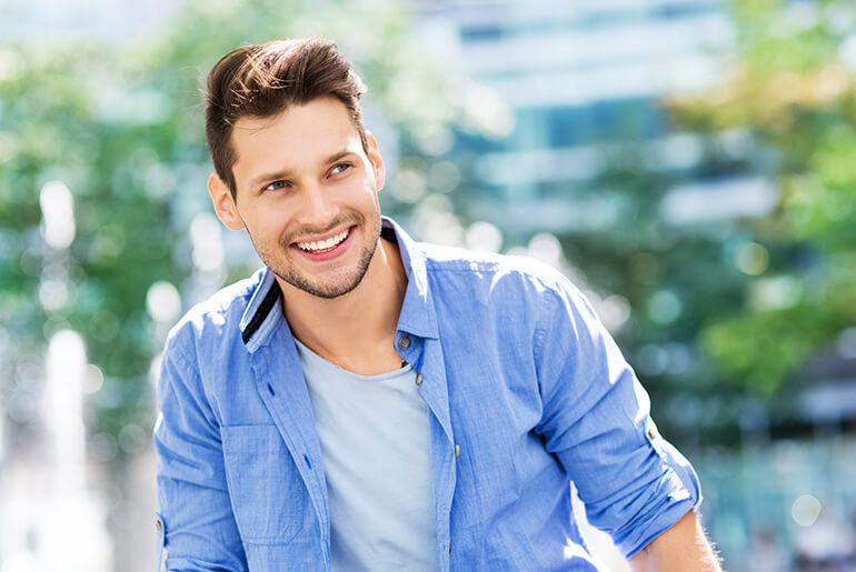 Man Smiling